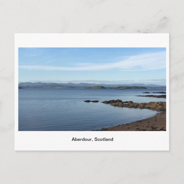 Carte Postale Aberdour par jour lumineux (Devant)