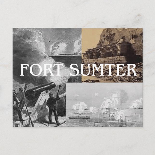 Carte Postale ABH Fort Sumter (Devant)