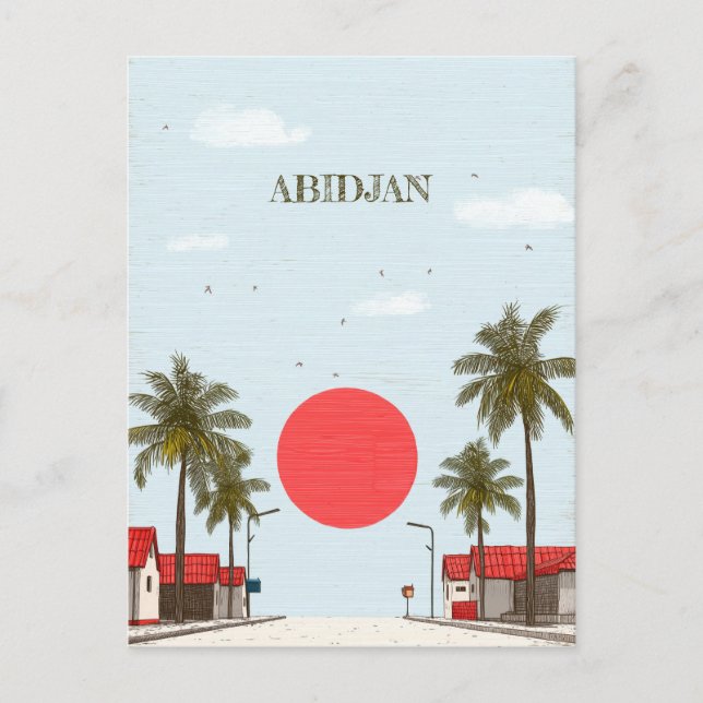 Carte postale Abidjan Côte d'Ivoire (Devant)