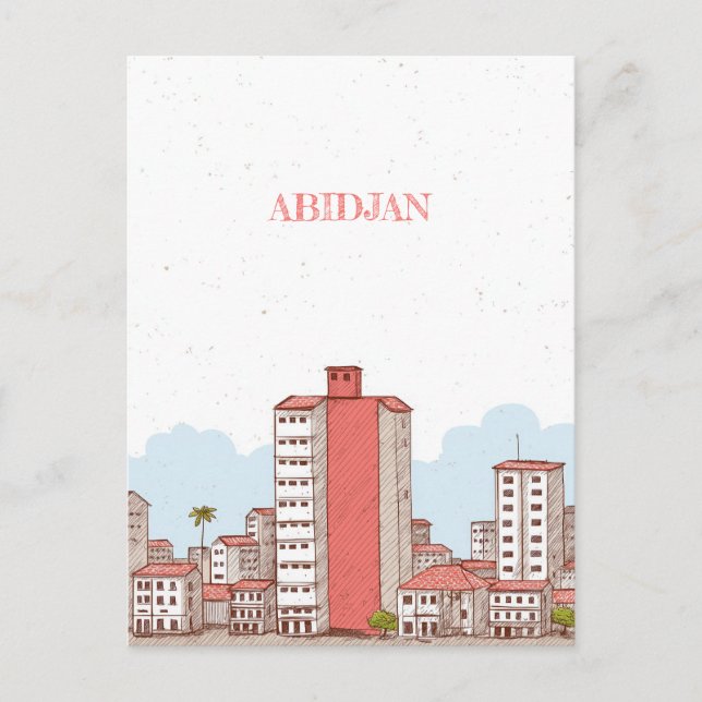 Carte Postale Abidjan Côte d'Ivoire (Devant)