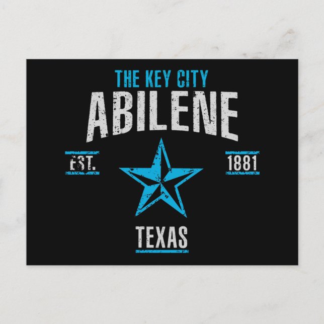 Carte Postale Abilene (Devant)