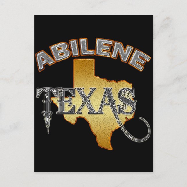 CARTE POSTALE ABILÈNE, TEXAS (Devant)