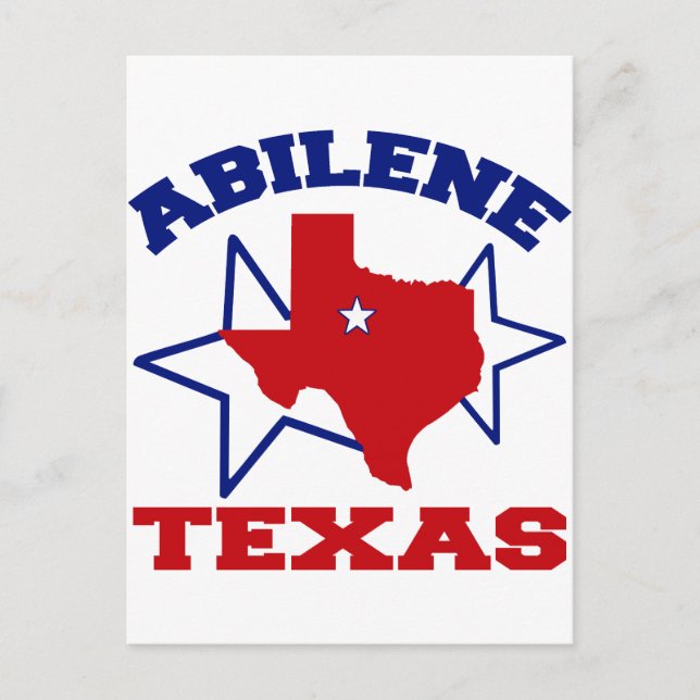 Carte Postale Abilene, Texas (Devant)