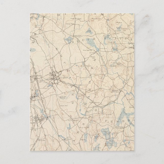 Carte Postale Abington, Massachusetts (Devant)