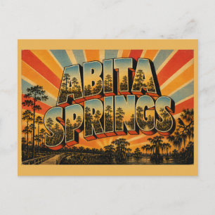 Carte Postale Abita Springs Louisiane Art de la savane de pins e