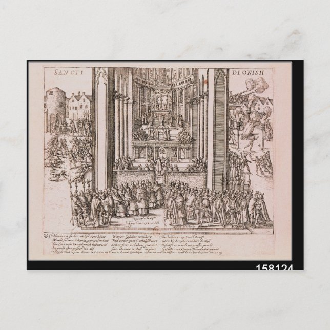 Carte Postale Abjuration d'Henri IV (Devant)