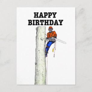 Carte Postale Aboriste Arbre chirurgien Anniversaire cadeau prés