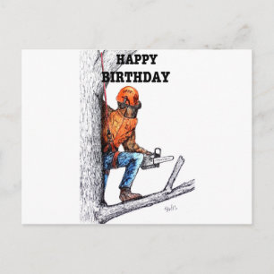 Carte Postale Aboriste Arbre chirurgien Anniversaire cadeau prés