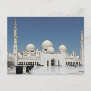 Carte Postale Abou Dabi EAU Mosquée Cheikh Zayed la Grande