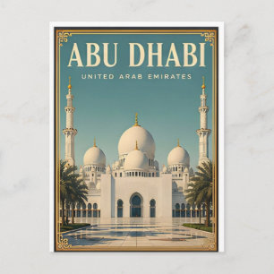 Carte Postale Abou Dabi, Émirats arabes unis