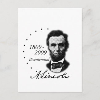 Carte Postale Abraham (Abe) Lincoln Bicentennial