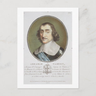 Carte Postale Abraham de Fabert (1599-1662) de "Portraits des
