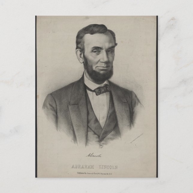 Carte Postale Abraham Lincoln (Devant)
