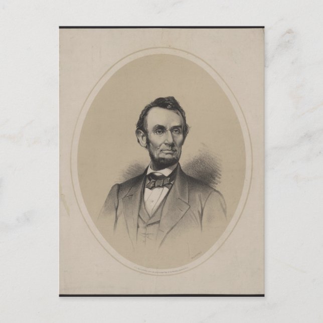 Carte Postale Abraham Lincoln (Devant)