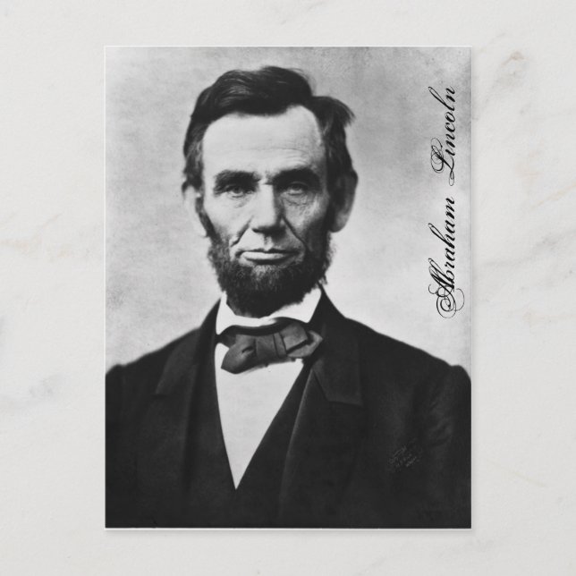 CARTE POSTALE ABRAHAM LINCOLN (Devant)