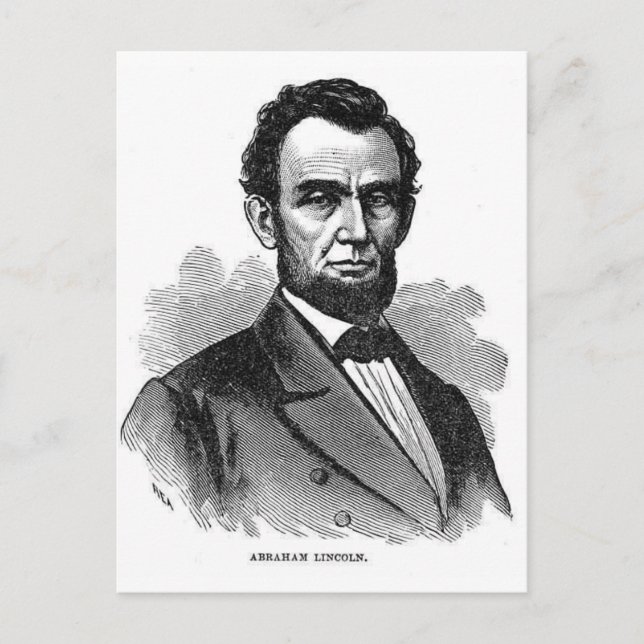 Carte Postale Abraham Lincoln (Devant)