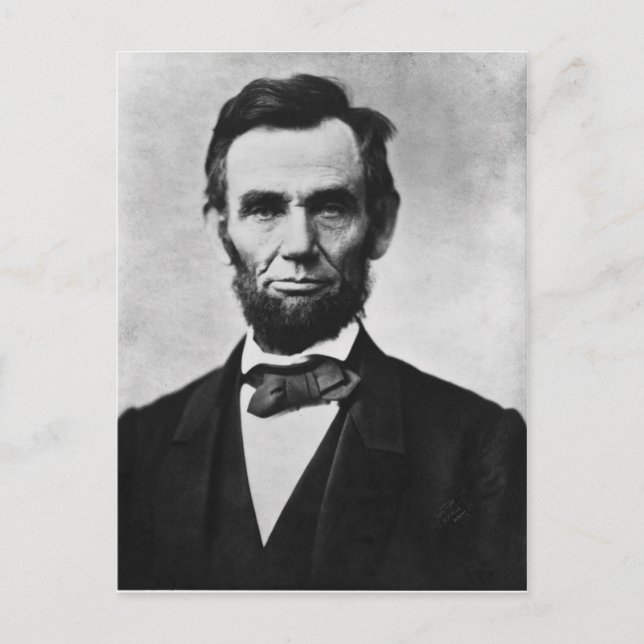 Carte Postale Abraham Lincoln (Devant)