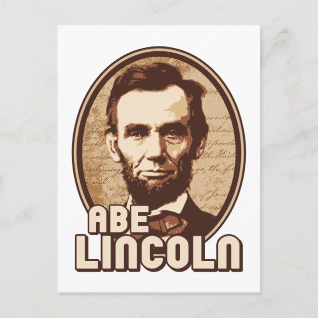 Carte Postale Abraham Lincoln (Devant)
