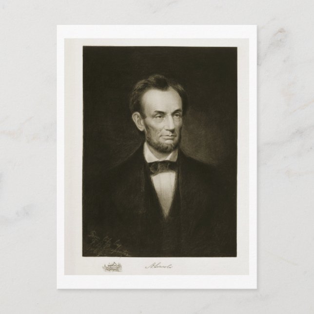 Carte Postale Abraham Lincoln, 16e président du United Stat (Devant)