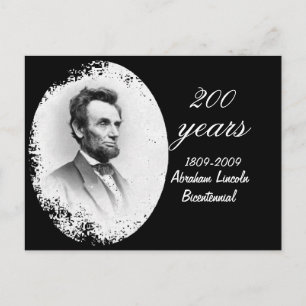 Carte Postale Abraham Lincoln Bicentennial