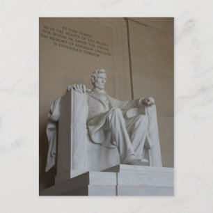 Carte postale Abraham Lincoln Memorial Washington