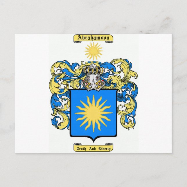 Carte Postale Abrahamson (Devant)