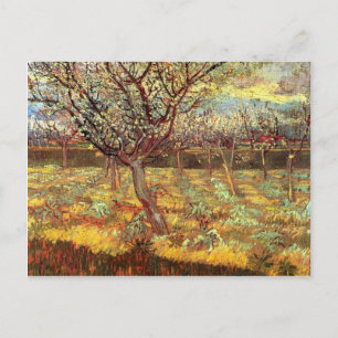 Carte Postale Abricotiers en fleurs, Vincent van Gogh. Vinta