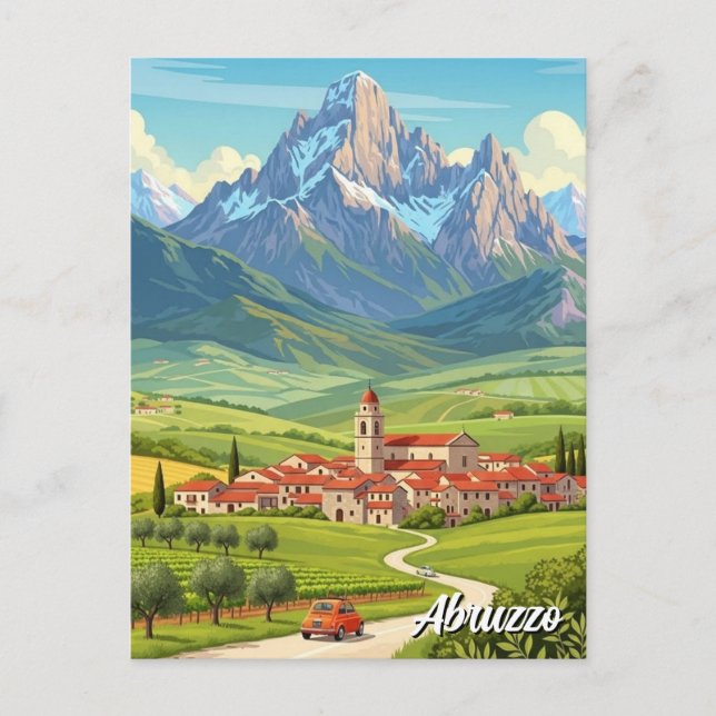 Carte Postale Abruzzo Italy Travel (Devant)