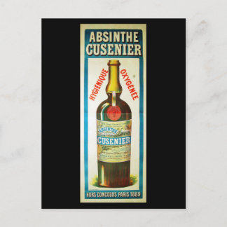 CARTE POSTALE ABSINTHE CUSENIER