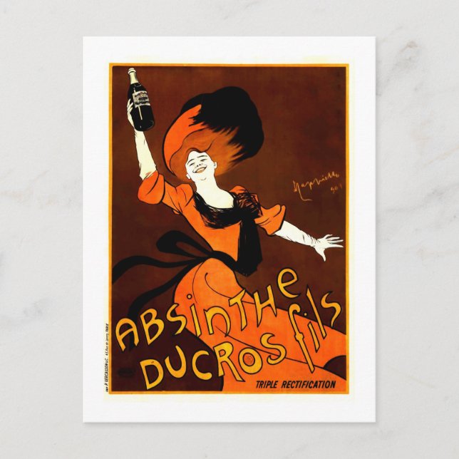 Carte Postale Absinthe Ducros Fils Leonetto Cappiello (Devant)