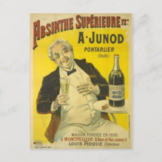Carte postale Absinthe Junod