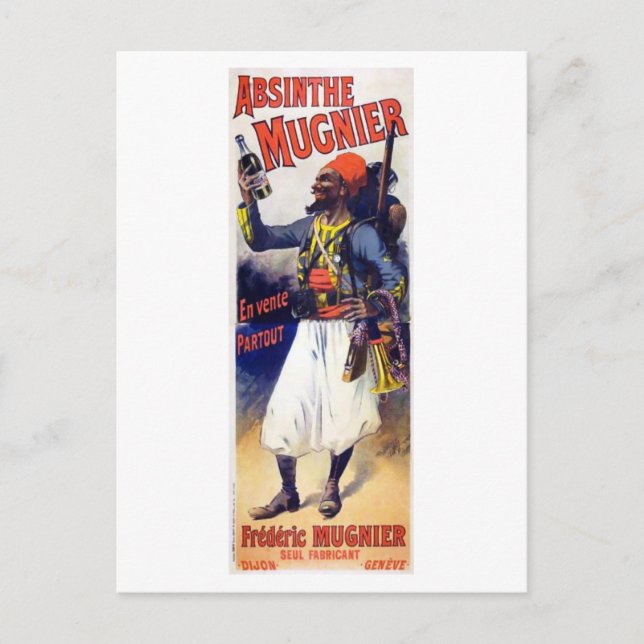 Carte Postale Absinthe Mugnier (Devant)