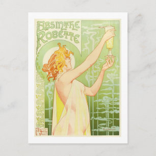 Carte Postale Absinthe Robette, Privat-Livemont