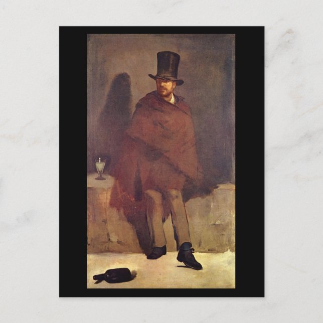 Carte Postale Absinthtrinker Manet, Edouard (Devant)