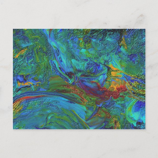 Carte Postale Abstract Acrylic AA1 (Devant)