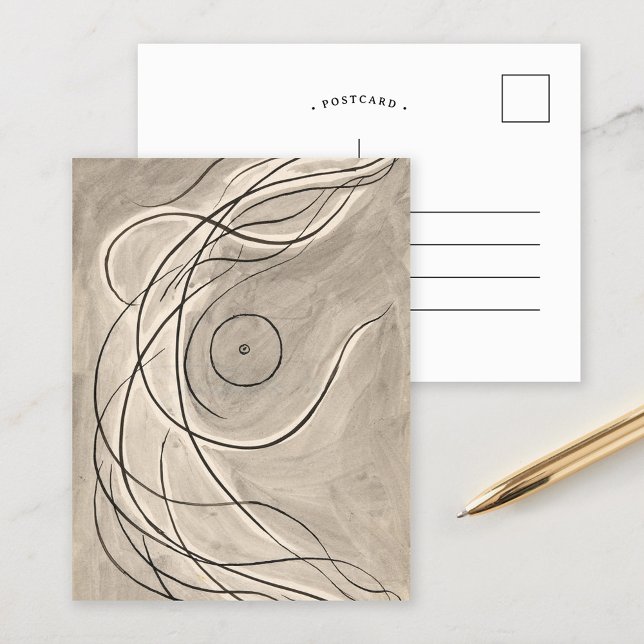 Carte Postale Abstraction de la danse | Abraham Walkowitz (Créateur téléchargé)