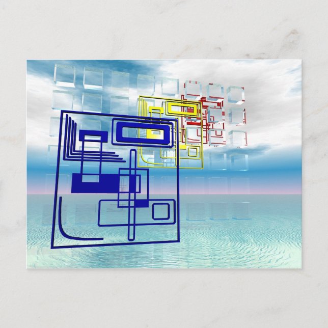 Carte Postale Abstrait 1 (Devant)