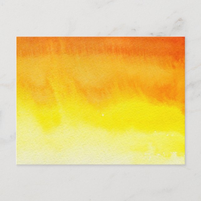 Carte Postale Abstrait aquarelle peinte à la main arrière - plan (Devant)