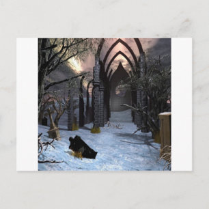 Carte Postale Abstrait City Dark Arts