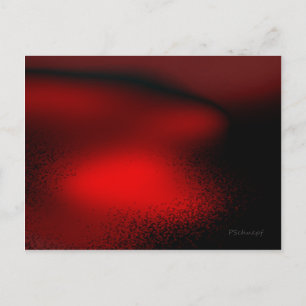 Carte Postale Abstrait en rouge