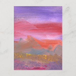 Carte Postale Abstrait - Guash - Belles prairies 1 sur 2