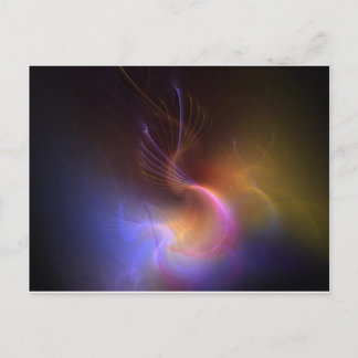 Carte Postale abstrait psychédélique
