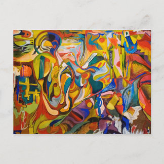 Carte postale abstraite