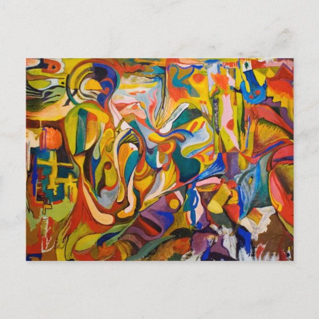 Carte postale abstraite (Devant)