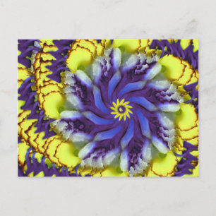 Carte postale Abstraite Cosmic Pansy