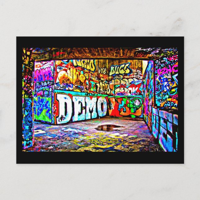 Carte postale Abstraite/Galerie Divers-Graffiti 12 (Devant)