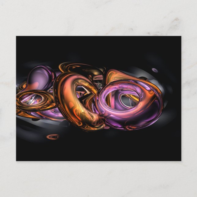 Carte postale Abstraite Graffiti (Devant)