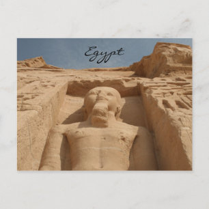 Carte Postale abu simbel one pharoah