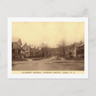 Carte Postale Academy Street, Califon, New Jersey Vintage