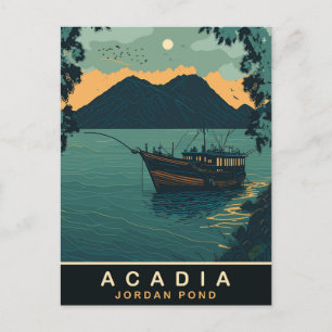 Carte Postale Acadie, étang de Jordan, Voyage